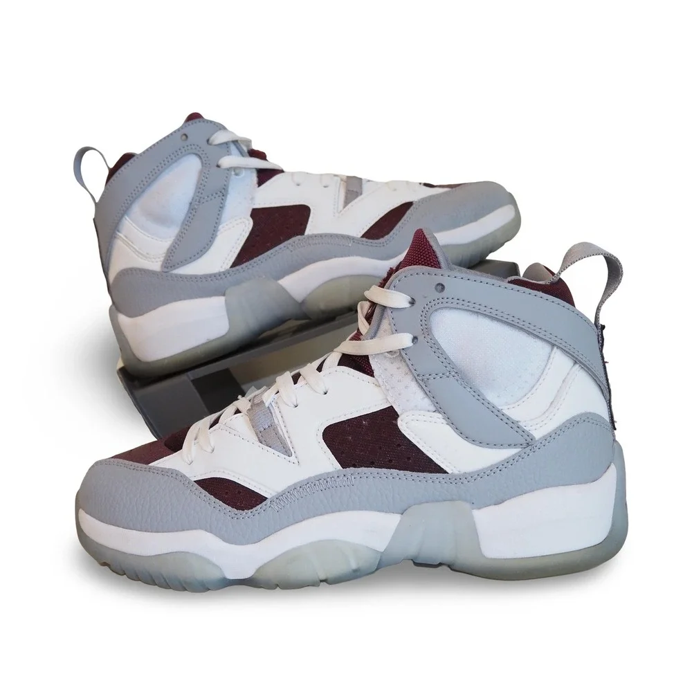 Air Jordan Jumpman Two Trey GS White Cherrywood Red Youth 6.5 Women 8 DQ8431-103